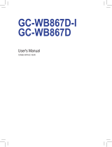 Gigabyte GC-WB867D-I ユーザーマニュアル