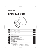 Olympus Underwater Lens Port: PPO-E03 ユーザーマニュアル