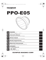 Olympus Underwater Lens Port: PPO-E05 ユーザーマニュアル