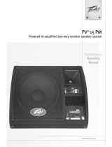 Peavey PV 15PM 2-Way Powered Floor Monitor ユーザーマニュアル