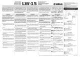 Yamaha lw-15 取扱説明書
