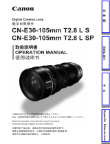 Canon CN-E30-105mm T2.8 L S/SP 取扱説明書