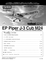 Kyosho PIPER J-3 CUB M24 RTF ユーザーマニュアル