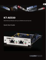 Klark Teknik KT-AES50 クイックスタートガイド