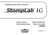 Vox StompLab 1G 取扱説明書