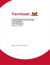 ViewSonic PJD7836HDL ユーザーガイド