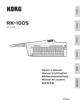 Korg RK-100S 取扱説明書