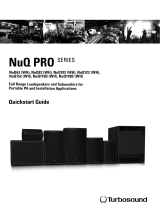 Turbosound NuQ118B-WH クイックスタートガイド