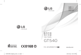 LG GT540.APRTAP 取扱説明書