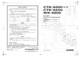 Casio CTK-6200 ユーザーマニュアル