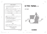 Casio CTK-551 ユーザーマニュアル