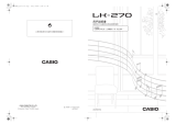 Casio LK-270 ユーザーマニュアル