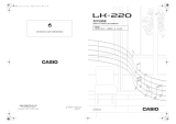 Casio LK-220 ユーザーマニュアル