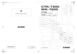 Casio WK-7600 ユーザーマニュアル