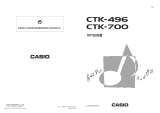 Casio CTK-496 ユーザーマニュアル