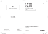 Casio LK-265 ユーザーマニュアル