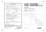 Casio CDP-230R ユーザーマニュアル