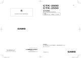 Casio CTK-2550 ユーザーマニュアル