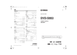 Yamaha DVD-S663 取扱説明書