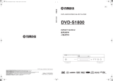 Yamaha DVD-S1800 取扱説明書