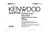 Kenwood Car Satellite Radio System KCA-R71FM ユーザーマニュアル