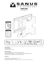 Sanus Systems VMF308-B2 Black ユーザーマニュアル