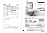 Panasonic MiniDisc Player SJ-MR250 ユーザーマニュアル