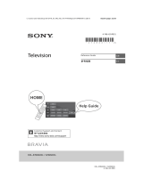 Sony KDL-43W660G リファレンスガイド