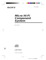 Sony CMT-M70 取扱説明書