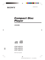 Sony CDP-XE370 取扱説明書