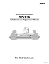 NEC テーブル投写用取付ユニット NP01TK 取扱説明書