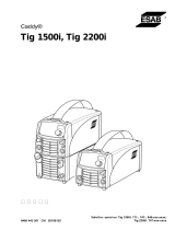 ESAB Tig 1500i, Tig 2200i ユーザーマニュアル