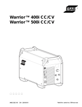 ESAB Warrior™ 400i cc/cv ユーザーマニュアル