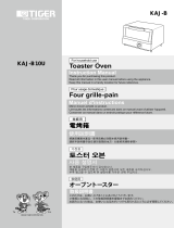 Tiger KAJ-B10U 4-Slice Toaster Oven ユーザーマニュアル