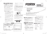 Fostex TE04 取扱説明書