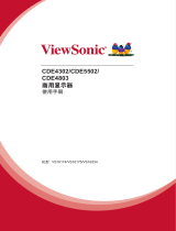 ViewSonic cde4803 ユーザーマニュアル