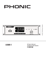Phonic USBR-1 ユーザーマニュアル