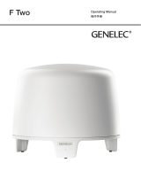 Genelec G Three and F Two Stereo System 取扱説明書