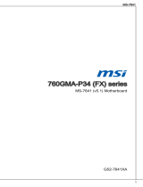 MSI 760GMA-P34 (FX) ユーザーマニュアル