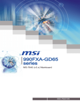 MSI 990FXA-GD65 取扱説明書