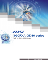 MSI 990FXA-GD80 取扱説明書