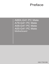 MSI A88X-G41 PC MATE 取扱説明書