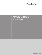 MSI Z97 GAMING 5 取扱説明書