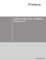 MSI X99A GODLIKE GAMING 取扱説明書