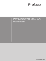 MSI Z97 MPOWER MAX AC 取扱説明書