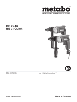 Metabo BE 75-16 取扱説明書