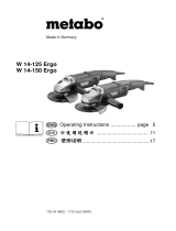 Metabo W 14-150 Ergo 取扱説明書