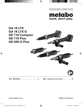 Metabo GE 710 Plus 取扱説明書