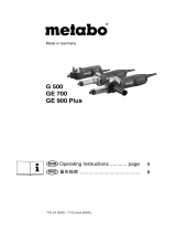 Metabo G 500 取扱説明書