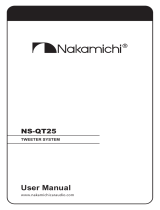Nakamichi NS-QT25 ユーザーマニュアル